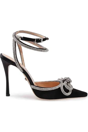 Mach & Mach Decollete Double In Raso Con Fiocco