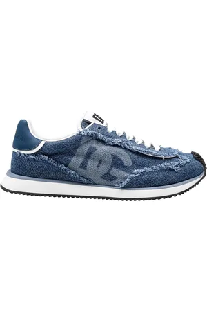 Dolce & Gabbana Sneakers Cushion In Denim Colore Blu Jeans