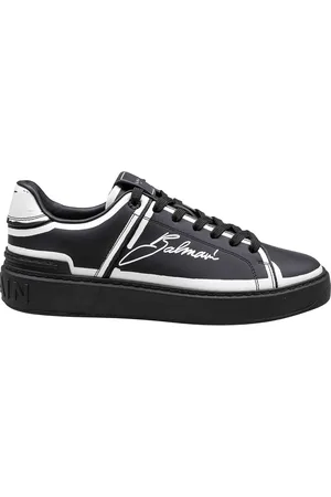 Balmain Sneakers B-Court In Pelle Con Stampa