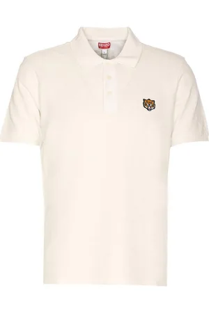Kenzo Polo ricamato a tigre felice