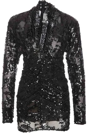 Victoria Beckham Vestito di paillettes neri