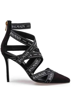 Balmain Sandalo in pelle scamosciata