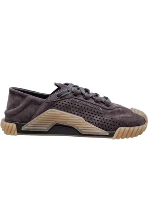 Dolce & Gabbana Sneakers Ns1 In Camoscio Colore Piombo