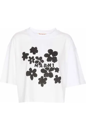 Marni T-shirt stampata in boxy