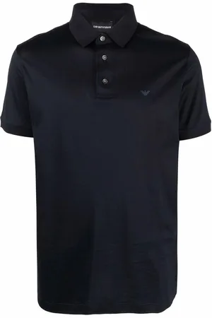 Emporio Armani Polo in misto cotone con logo