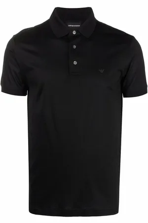 Emporio Armani Polo in misto cotone con logo