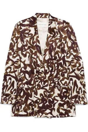 DRIES VAN NOTEN Blazer a stampa astratta