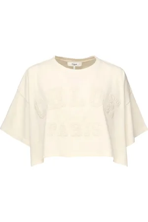 Chloé T-Shirt Corts con logo