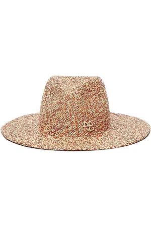 Ruslan Baginskiy Fedora di paglia con logo