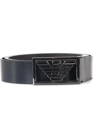 Emporio Armani Cintura in pelle con logo