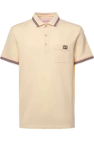 VALENTINO GARAVANI Cotton Pique Polo Shirt con patch vlogo?