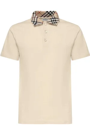 Burberry Shirt polo con ricamo a logo