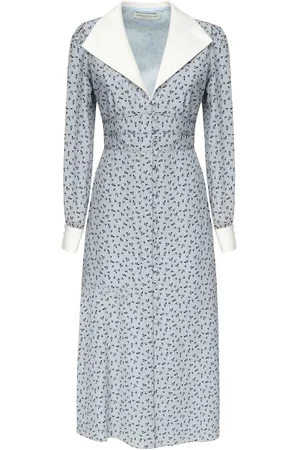 Alessandra Rich Vestito stampato con rose