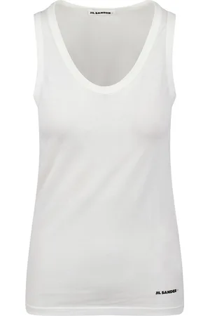 Jil Sander Canotta In Cotone