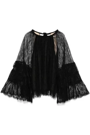 ALICE+OLIVIA Delia arruffato tunica top