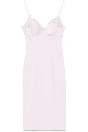 Elisabetta Franchi Abito midi crepe in raso