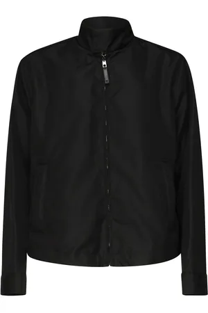 Dolce & Gabbana Giacca bomber di tela con logo