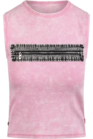 Diesel Top Senza Maniche Con Dettaglio Zip