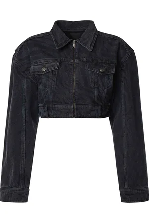 ROTATE Giacca in denim zebra