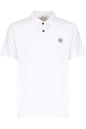 Stone Island Polia a maniche corte con patch di bussola
