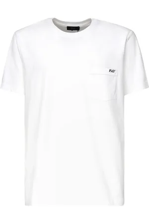 FAY T-shirt con logo ricamato