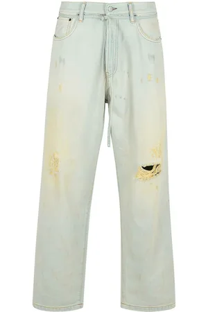 Acne Studios Jeans in cotone a terra