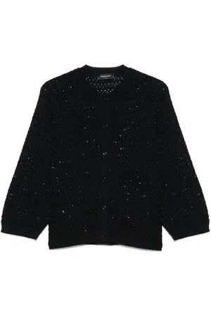 Fabiana Filippi Cardigan con paillettes ricamato