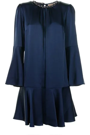 Michael Kors Vestito Midi A Maniche Lunghe