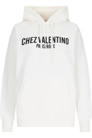 VALENTINO Felpa Cappuccio Logo