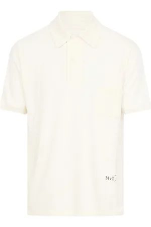 Maison Margiela Shirt polo logo-stampa