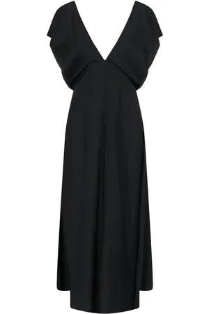 Jil Sander Vestito Maxi Scollo A V