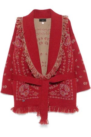 Alanui Bandana-Jacquard Cardigan