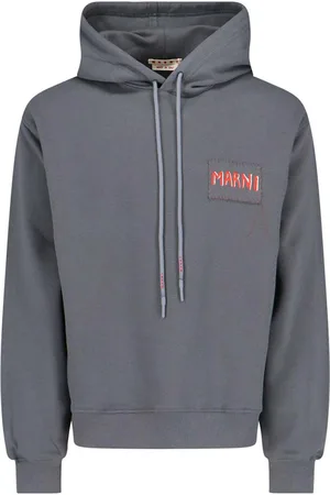 Marni Felpa Cappuccio Logo