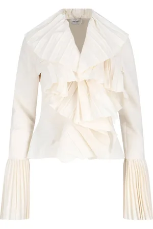 Alexander McQueen Blusa Plissettata