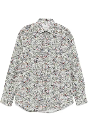 Paul Smith Schizzo camicia a stampa floreale