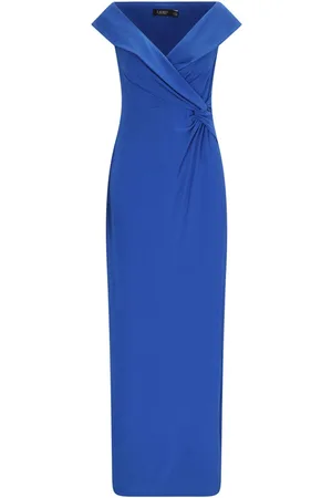 Ralph Lauren Vestito Maxi Con Spacco
