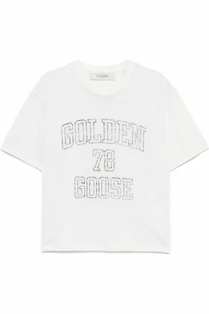 Golden Goose T-shirt logo-stampa