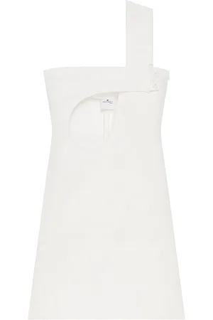 Courrèges Abito raso ritagliato