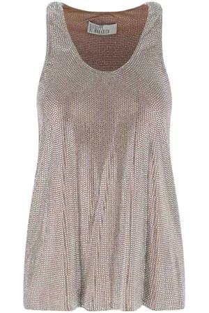GIUSEPPE DI MORABITO Tank Top Con Strass