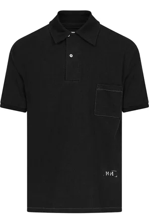 Maison Margiela Shirt polo logo-stampa
