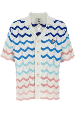 Casablanca Camicia ad onda a gradiente