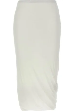 Jil Sander Gonna midi attorcigliata