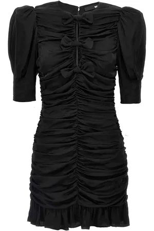 ROTATE Vestito mini increspatura di raso