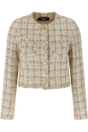 VERSACE Tweed Cardigan
