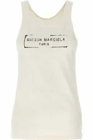 Maison Margiela Top canotta del logo