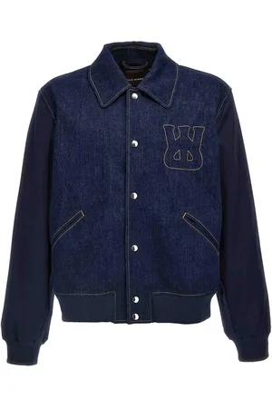 WALES BONNER La giacca di varsity in denim eco