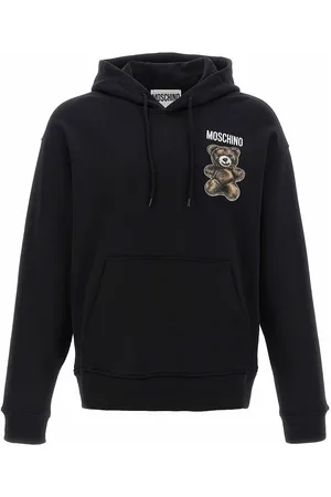 Moschino Felpa con cappuccio stampata per orsacchiotti