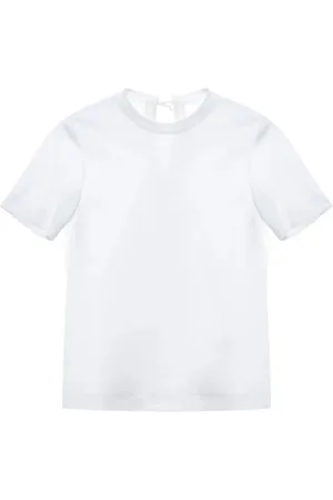 Carven T-shirt aderente in doppio raso