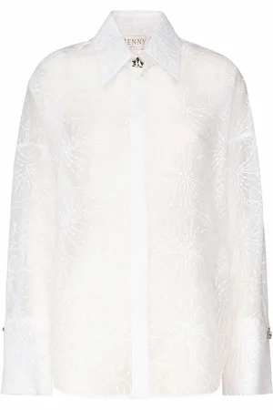 GENNY Camicia da ricamo orchidee