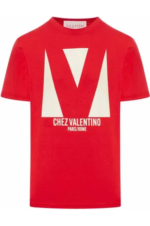 VALENTINO GARAVANI T-shirt in cotone con stampa Chez Valentino